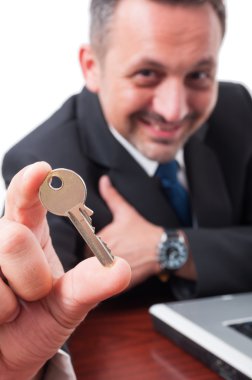 Evin anahtarı Emlak kavram olarak Close-Up