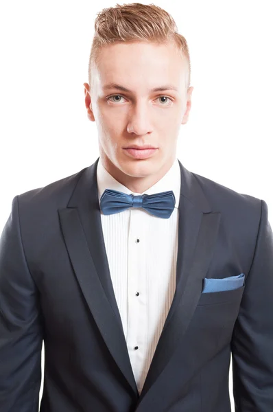 Portrett av en elegant blond mannlig modell – stockfoto