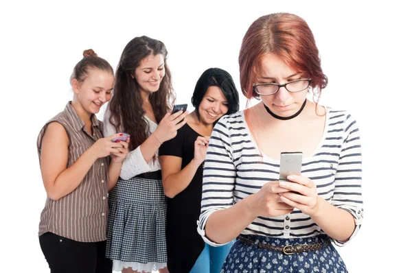 Bullying girls — Stock Photo, Image