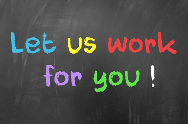 Sizin için çalışalım.