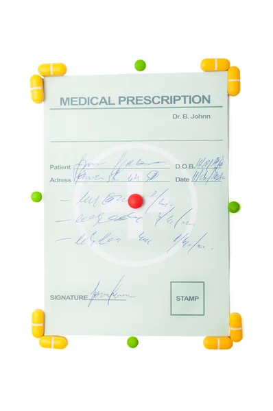 Concepto de prescripción médica — Foto de Stock