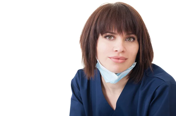 Portrait of a beautiful woman dentist — Stock Photo, Image