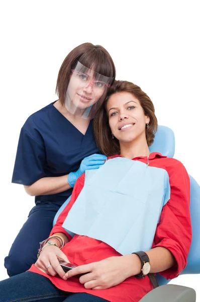 Concepto de cuidado de dientes y sonrisa — Foto de Stock