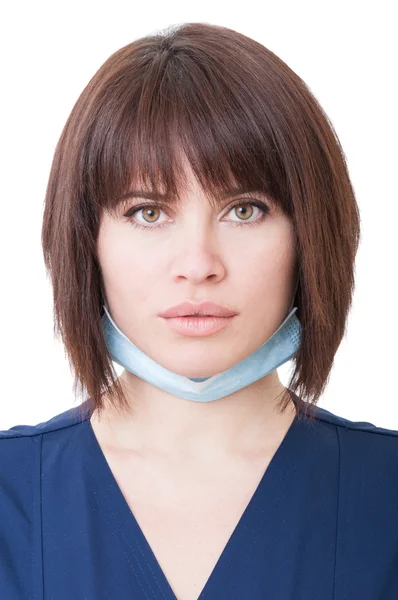 Hermoso retrato de mujer dentista —  Fotos de Stock