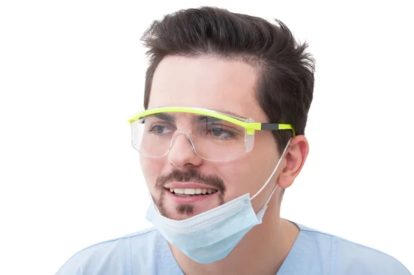 Portrait of a male doctor smiling — Stock Photo, Image