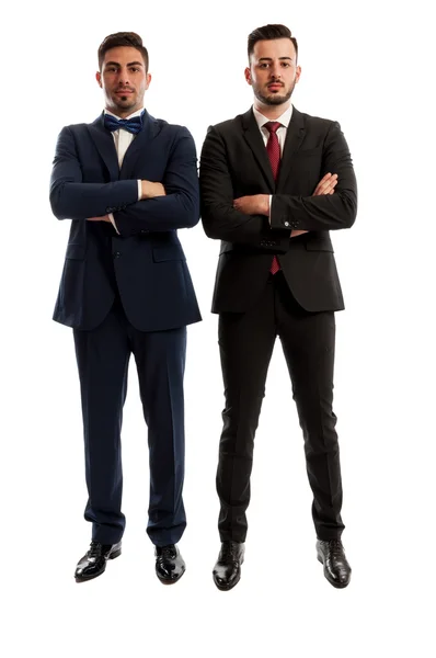 Two confident business men — Stock Photo, Image