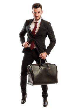 Zarif ve kızgın satış adam bir ihale