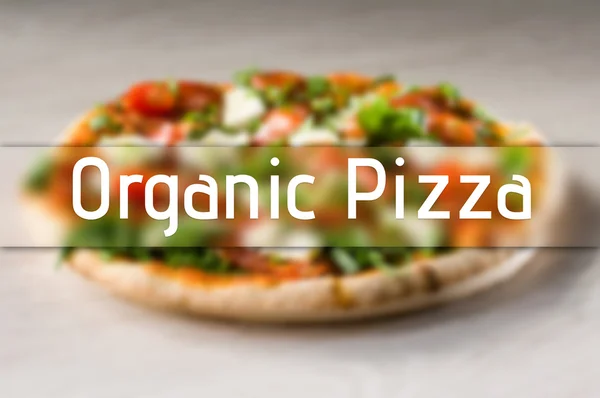 Organic Pizza — Stock Photo, Image