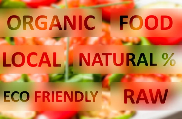 Natural and local organic food — Stock Photo, Image