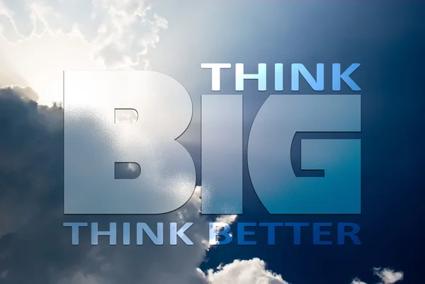 Think big and better — Stock Photo, Image