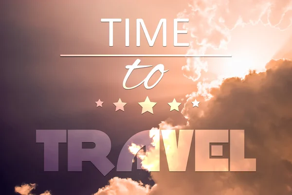 Time to travel — Stock Photo, Image