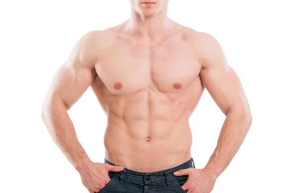 Perfect male torso — Stock Photo, Image