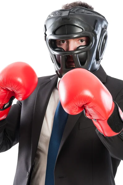 Protected business man — Stock Photo, Image