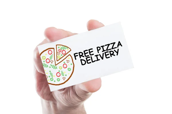 Free pizza delivery — Stock Photo, Image