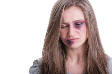 Domestic violence concept clipart