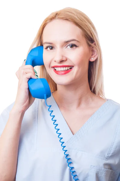 Call the hospital or clinic — Stock Photo, Image