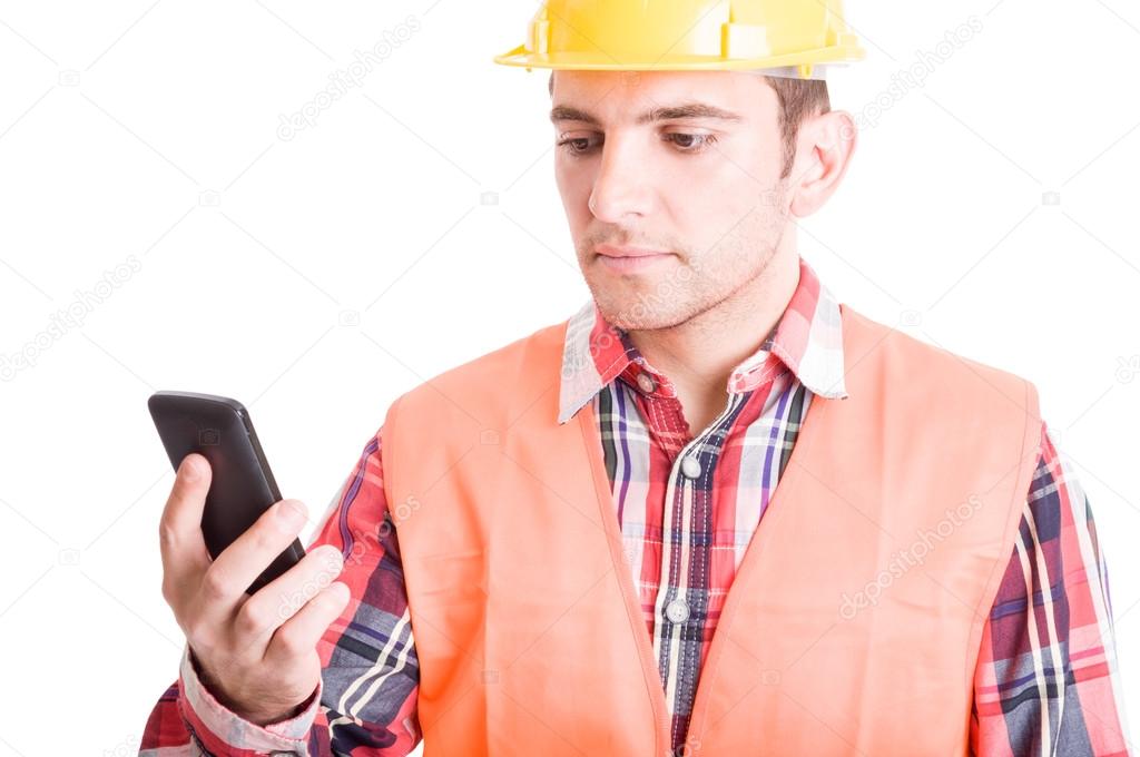 Modern constructor using smartphone