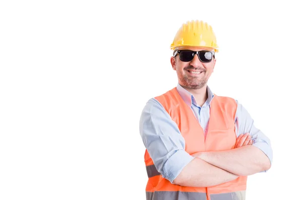 Funky constructor, constructor, capataz o trabajador — Foto de Stock