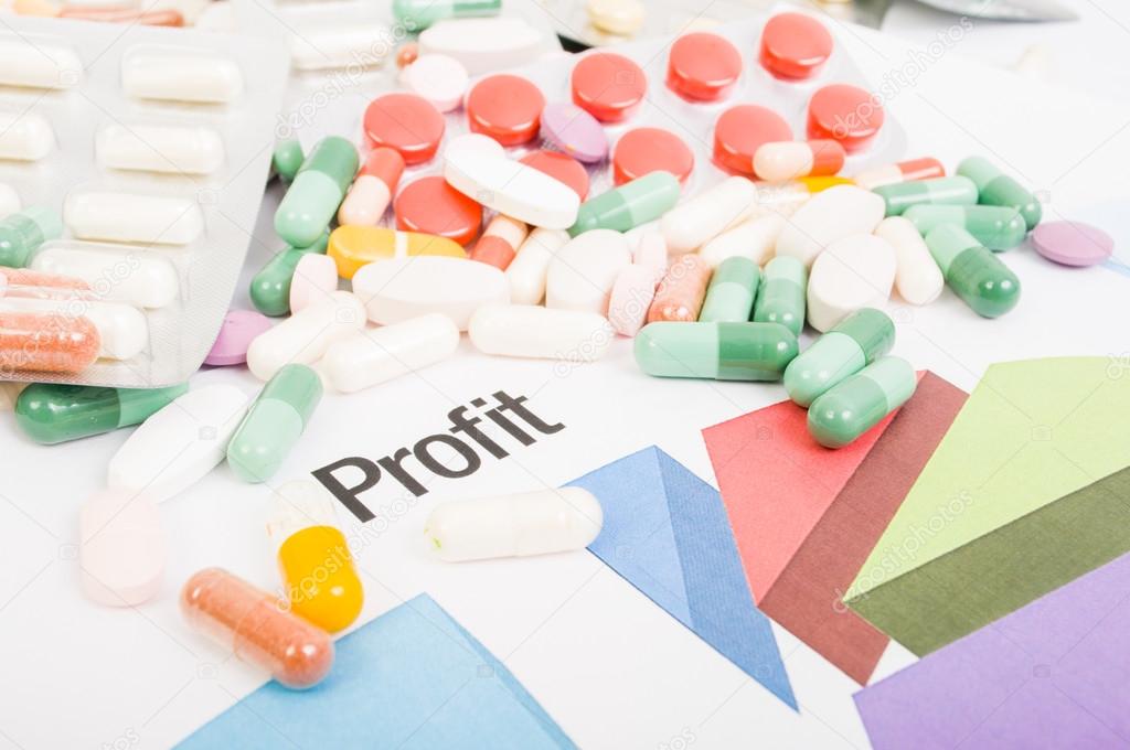 Financial profit from pills sales