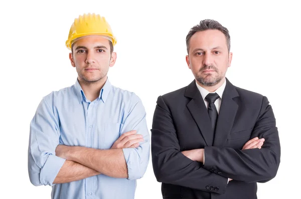 Selbstbewusster Ingenieur und Geschäftsmann — Stockfoto