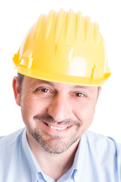 Face of a happy architect or engineer — Stock Photo, Image