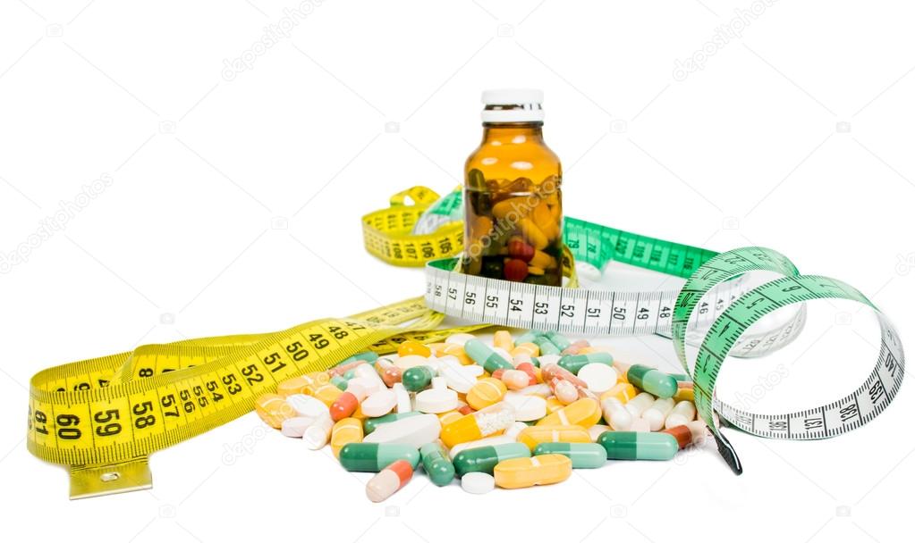 Weight loss using pills concept