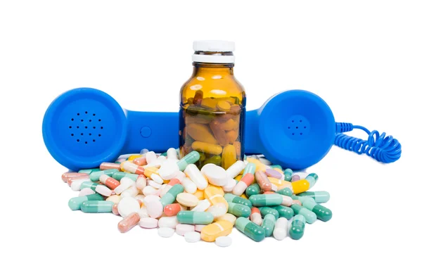 Online pharmacy with assistance — Stock Photo, Image