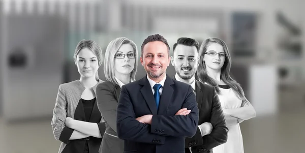 Gerente de negocios y personas de la empresa — Foto de Stock