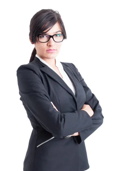 自信を持ってビジネスの女性の肖像画 — ストック写真