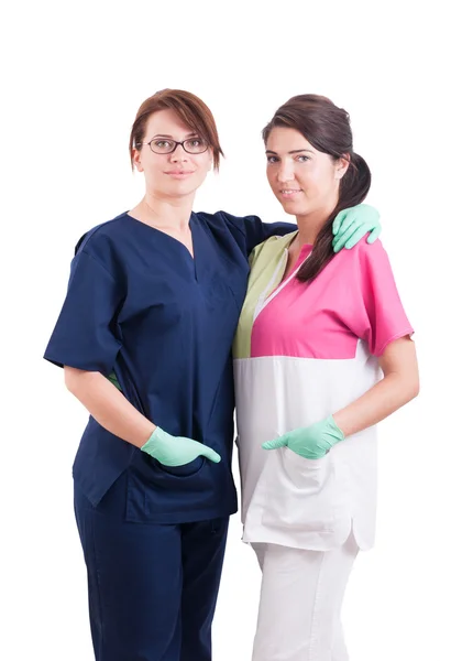 Medical team of two women — Stockfoto