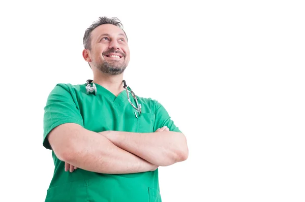 Hero shot of confindent doctor — Stock Photo, Image
