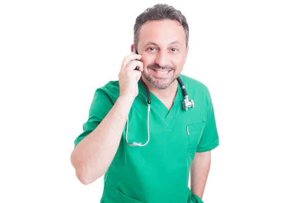 Llame al médico para consulta telefónica — Foto de Stock