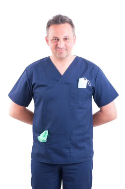 Genç ve confindent doktor
