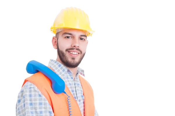 Persona de contacto para la empresa de construcción — Foto de Stock