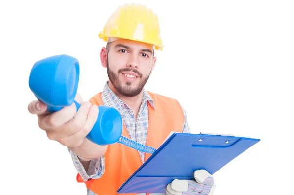 Friendly contractor, builder, engineer or contact person — Stock Photo, Image