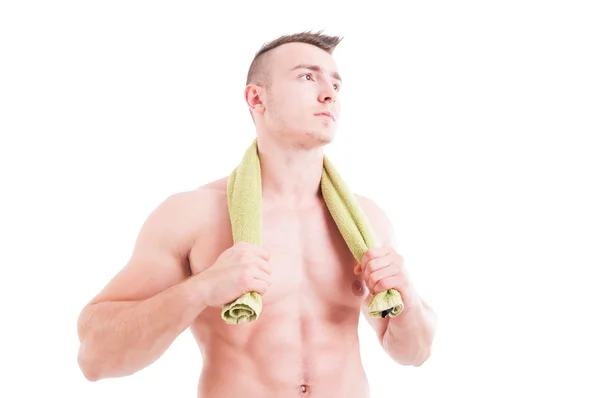 Sexy and handsome fitness or aerobic instructor — Stock Photo, Image