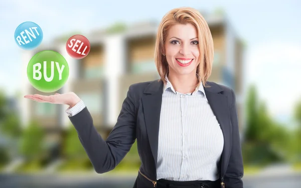 Kadın emlakçı holding, satış ve kira sunar