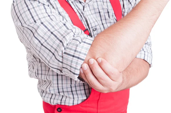 Elbow pain concept — Stock Photo, Image