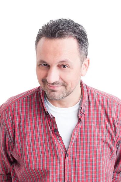 Potrait de un hombre guapo con cara amistosa — Foto de Stock