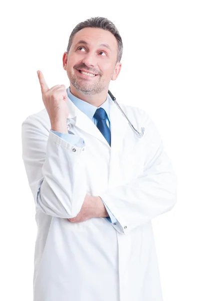 Doctor or medic having a new great idea — Stockfoto