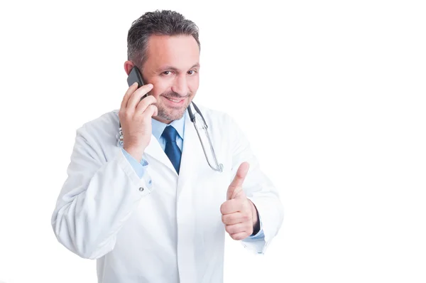 Ansprechpartner im Krankenhaus oder telefonische medizinische Hilfe und Unterstützung — Stockfoto