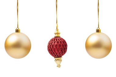 Noel süsler teker teker düzenlenmiş