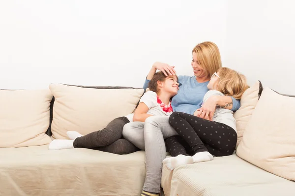 Mother and daughters — Stock Photo, Image