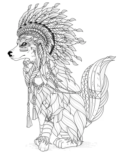 wolf coloring page vector art stock images depositphotos