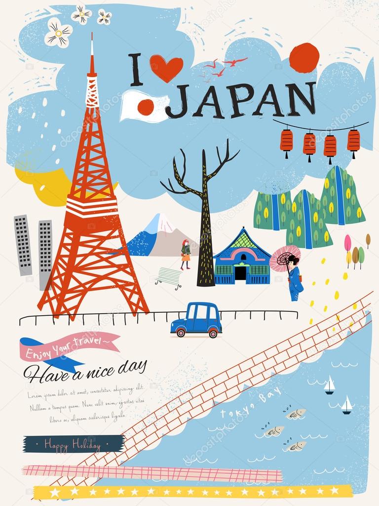 Japan impression poster