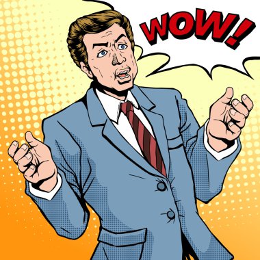 adam şaşırmış gibi hisseder