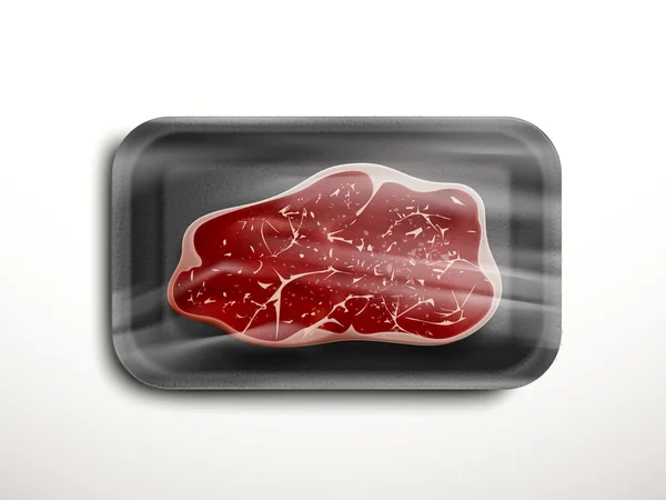 Ilustración de carne bien conservada — Vector de stock
