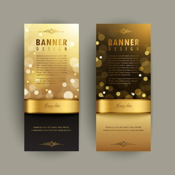 Gorgeous banner design — Stock Vector