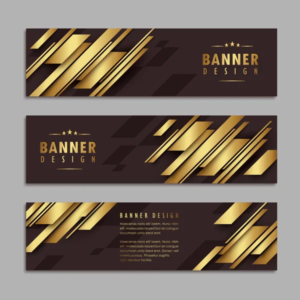 Elegantní banner design — Stockový vektor