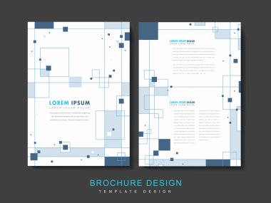 basitlik broşür şablonu